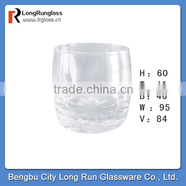 LongRun 110ml tableware cheap glass glass OEM customise hot glass cup