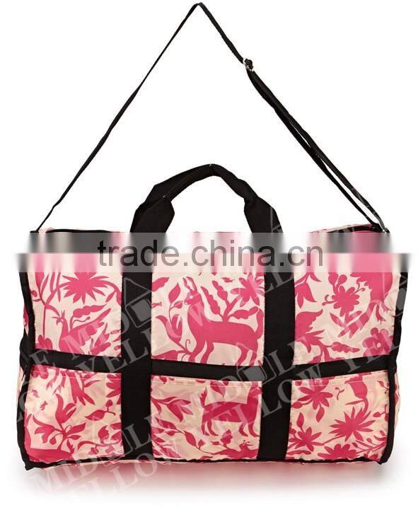 2016 Custom portable cheap trendy folding sport bag travel bag gym duffle bags