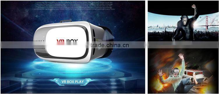 2016 Hot Selling Virtual Reality Glasses Case Plastic Google Cardboard 3D VR BOX 2.0 Adjustable 3D VR