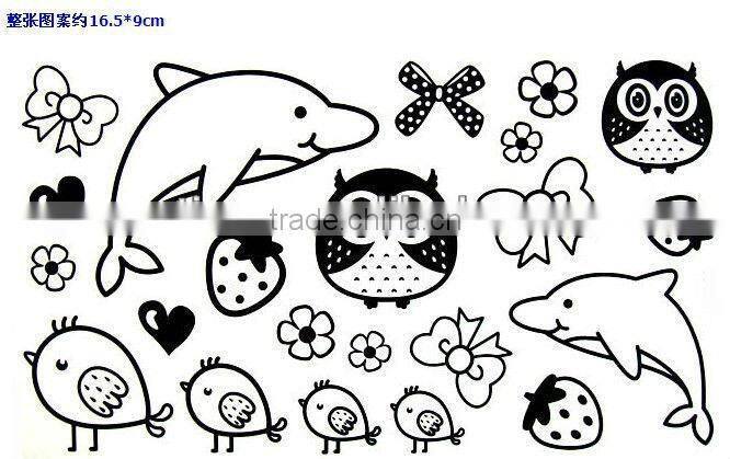 animal shape body tatoo stickers