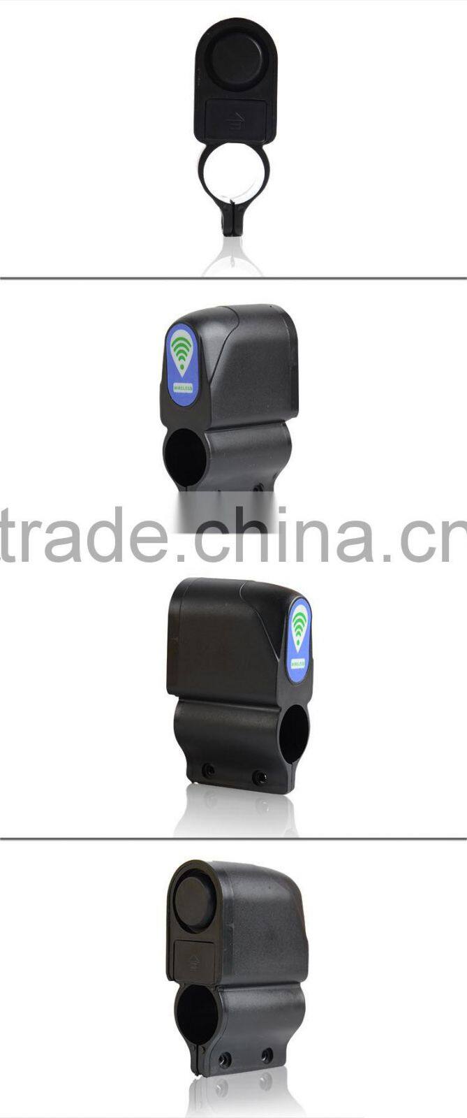 New Arrival battery operated wireless bicycle remote anti theft alarm