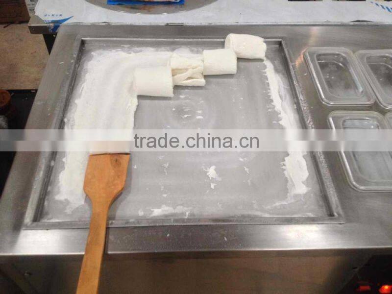 hot sale ice pan ice cream, fried ice cream machine, stir fry ice cream machine