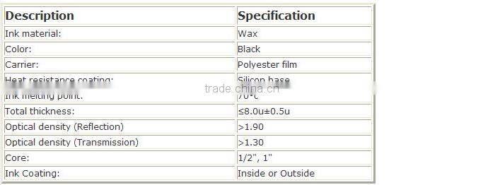 Barcode film rewiding machine for TTR and label