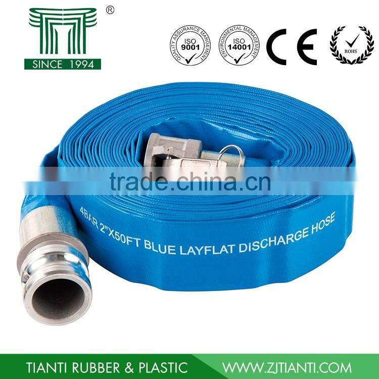 High strengthen PVC layflat hose