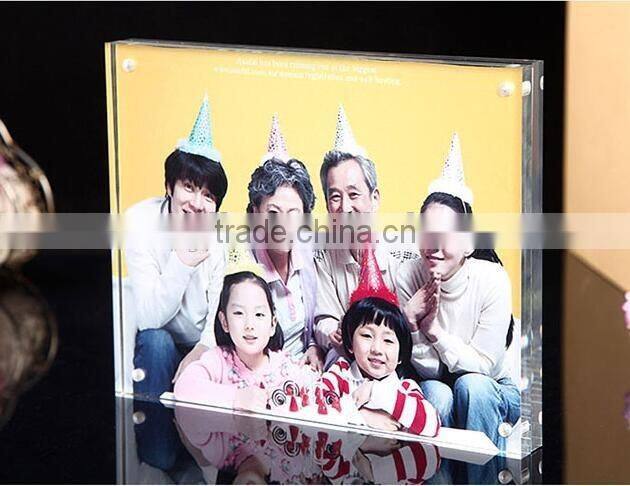 4x6 plexiglass magnet photo frame