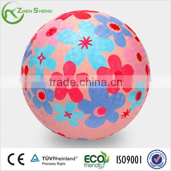 ZHENSHENG Promo Rubber Playground Balls with Custom Logo