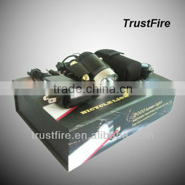TrustFire 2013 HOT D007 CREE XM-L T6 LED Hornet bicycle light 2000lumens original factory