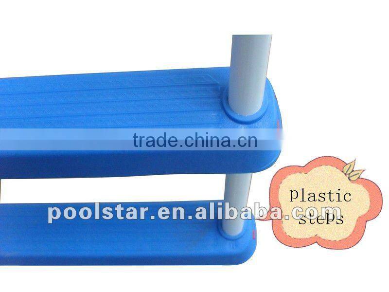 Durable Swimming Pool Economic Plastic Step Ladder for Inflatable Pools P1842