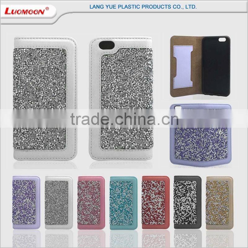 with card slot diamond pu leather case for lenovo a5000 k3 note k5