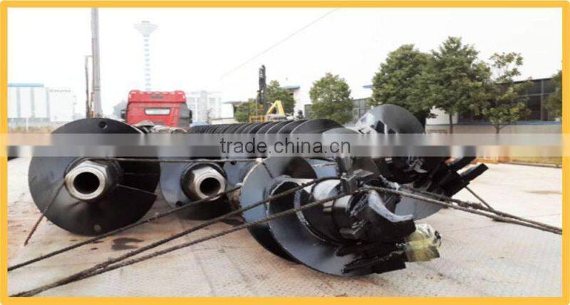 foundation engineer CFA drilling rock auger,CFA continuous fight auger