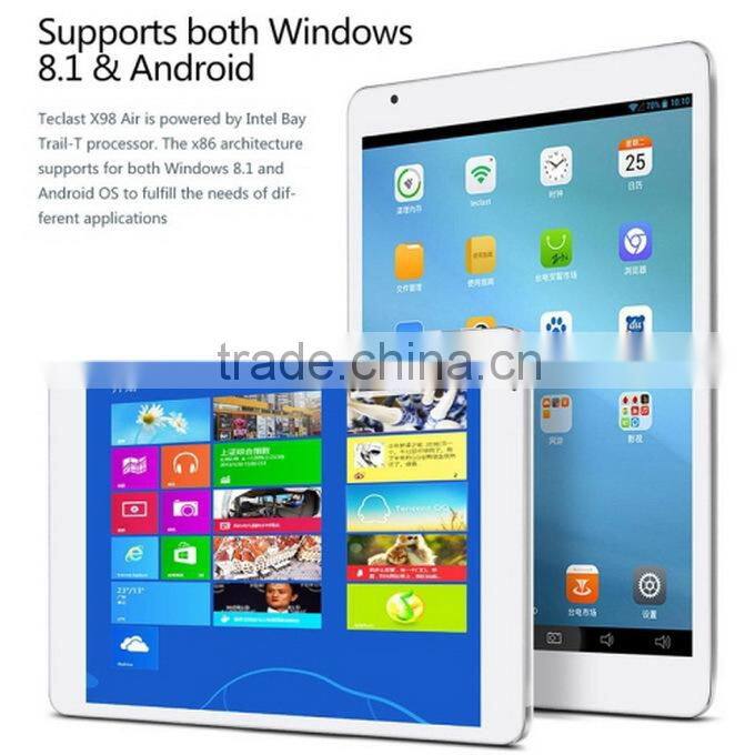 Factory Price Teclast X98 Air 9.7 inch Android Intel CPU 2048x1536P 2+32GB/2+64GB 3G Dual WCDMA Tablet PC