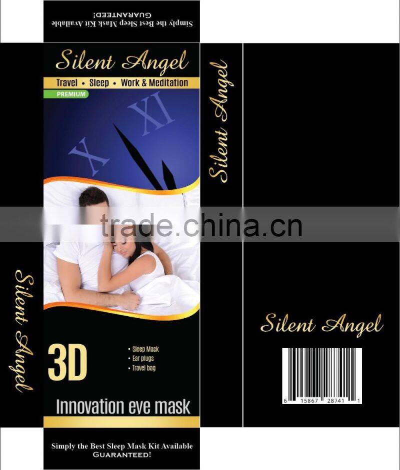 3D sexy contoured sleeping eye mask, anti-wrinkle sleep mask, sleep apnea mask, private label sleep mask EM-023