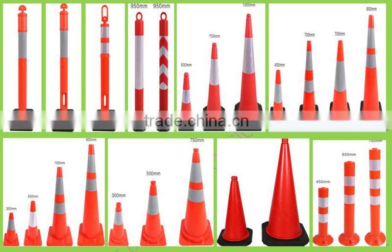 High Quality Flexible Orange PVC Traffic Cone