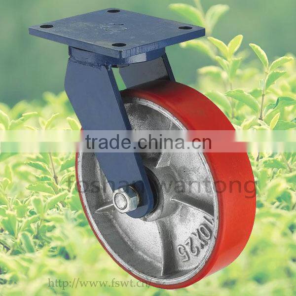 Cheap PU Casters Heavy Duty Swivel Hardware Stock Caster Wheel