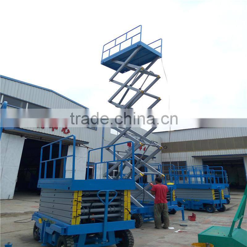 Man scissor lift electric scaffold platforms /mobile scissor lift