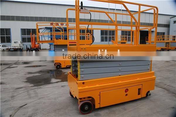 Self propelled mini scissor lift used for aerial work skyjack scissor lift