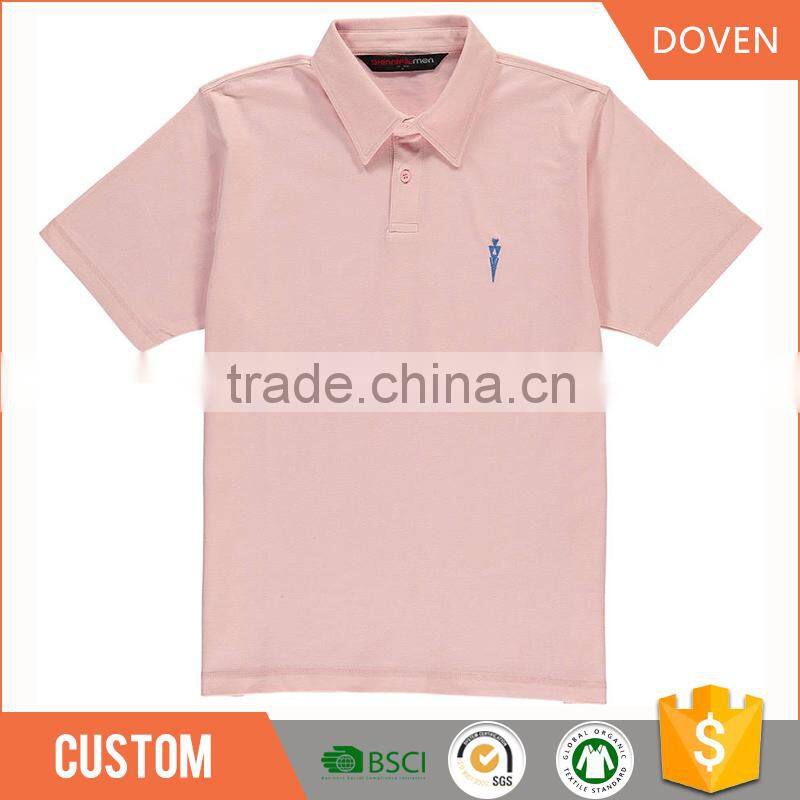 CVC pique customized uniform polo shirts