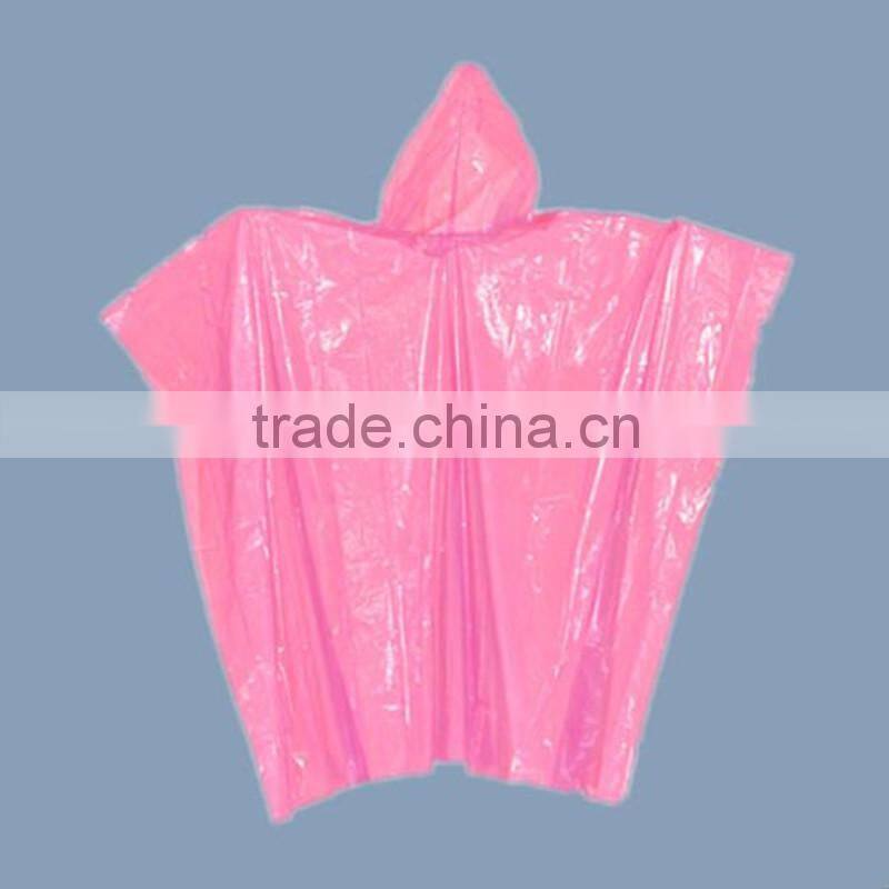 Yellow Color LDPE Poncho