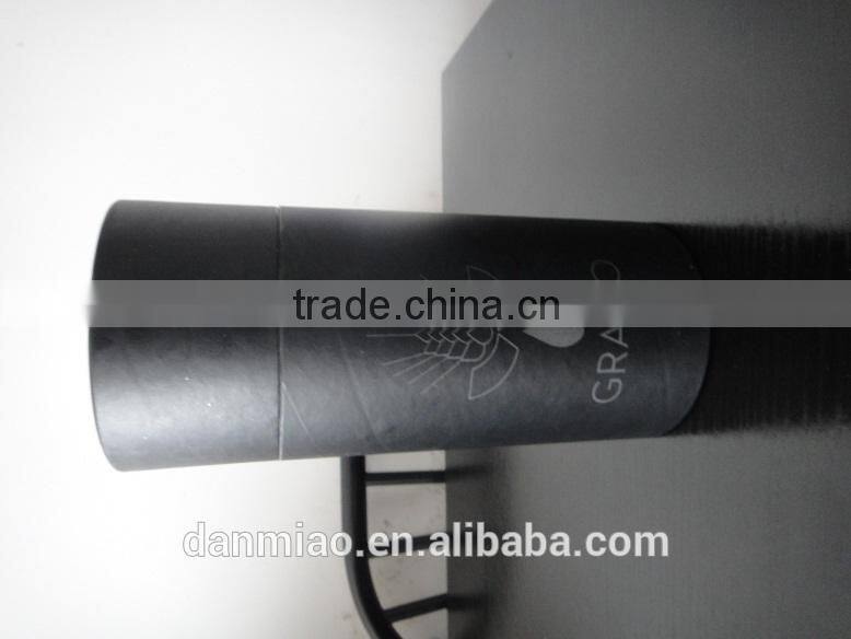Wholesale Fashion Black Paper Tube With lid