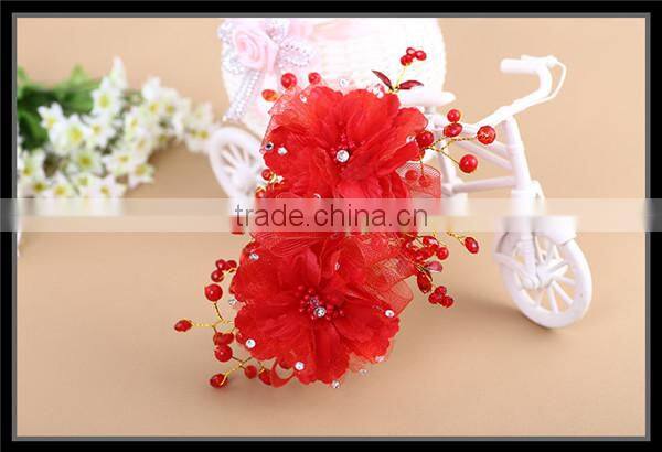 MYLOVE red Crystal Rhinestone Wedding Bridal Prom Stylish Girl Hair Pins MLF128