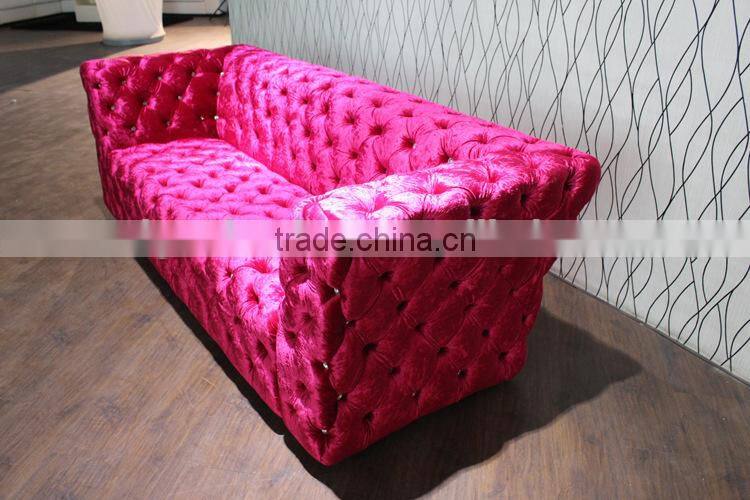 French Style Living Room Furniture Fabric Sofa Set/European New Classic Wood Carving Flamboyant Upholstered Fabric Sofa