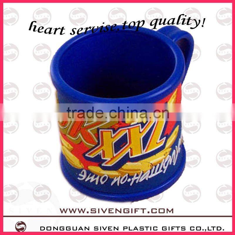 2014 customized pvc + ABS advertise cup for promotion use