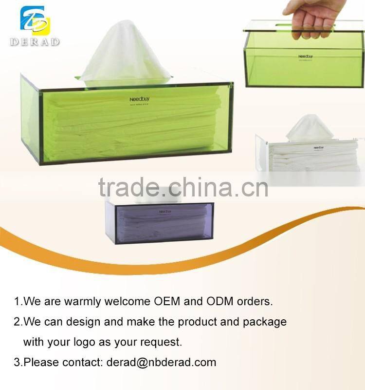 Acrylic Transparent Tissue Box Tissue Holder