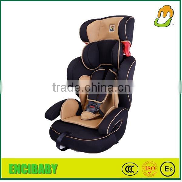 2016 new design fashion shape ajustable OEM sample welcomed ECE ISO certificates multicolor child car seat
