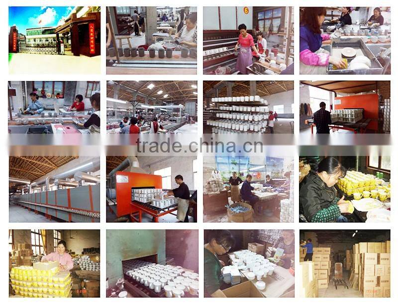 White new bone china mug belly shape with handle