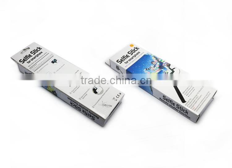 2015 wholesale camera bluetooth monopod selfie stick with mirror