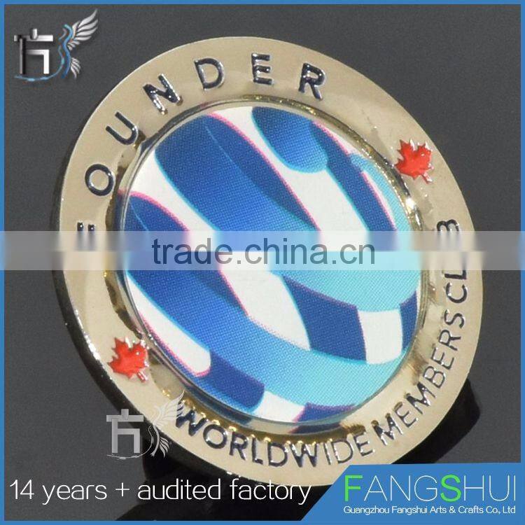 Factory direct supply crown lapel pins cheap for sale