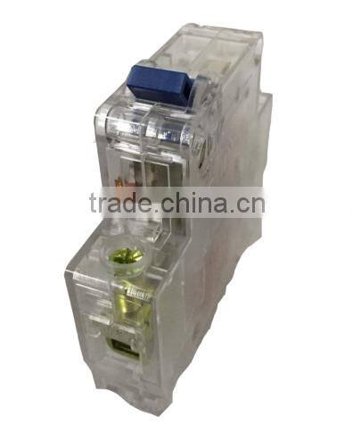 mini circuit breaker with transparent cover DZ47-63 1P 6-32A