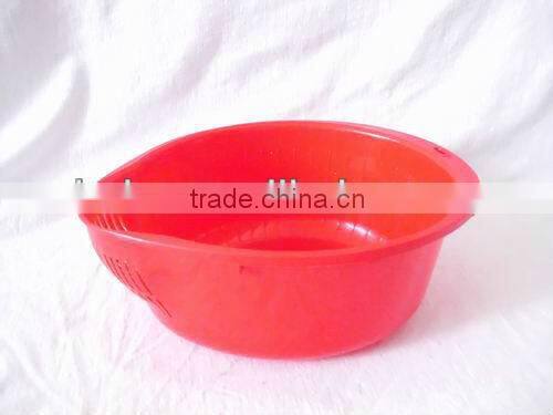 red plastic vegetable baskets