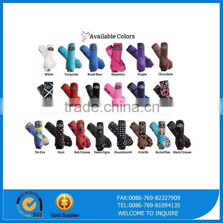 Rainbow Print Neoprene Horse Boots