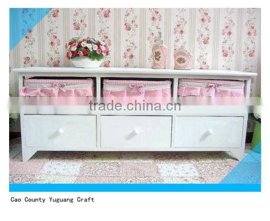 Storage Cupboard Drawers Shelf White Large 6 Shoe Storage Box Bedroom Baby Wood