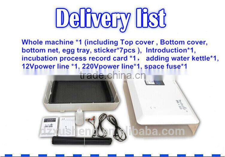 full automatic poultry egg incubator/60 chicken egg incubator hatchery machine