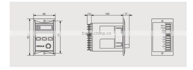 Hot sale Speed controller for reduction gear motor AC/DC electric motor