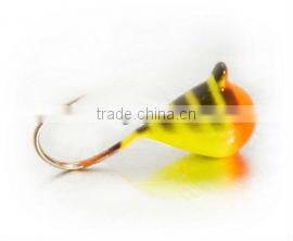 Multicolor Rain Drop Series Tungsten ice fishing jigs