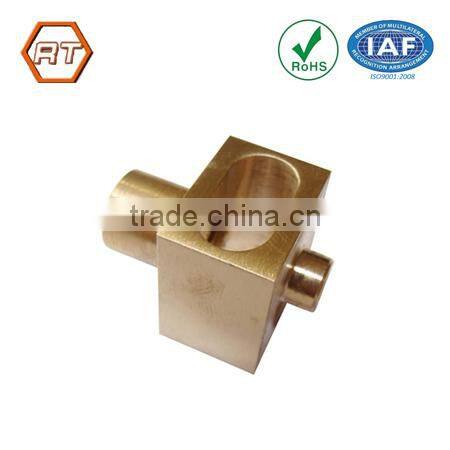 cnc turning brass block parts