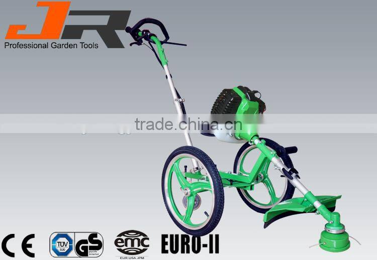 manufacturers wholesale 43cc wheeled brush cutter/wheeled grass trimmer
