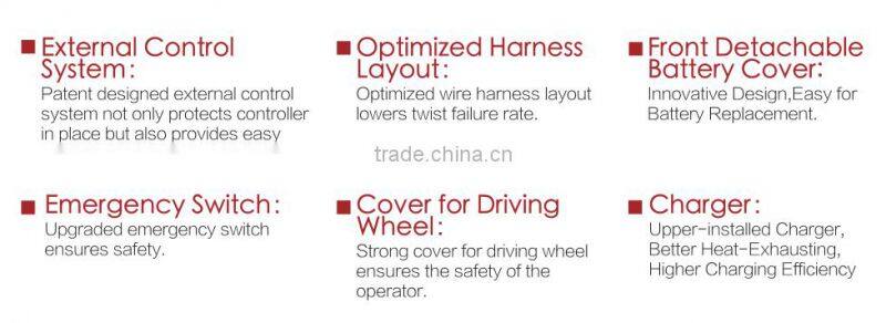 1.5T Full electric lifting pallet truck