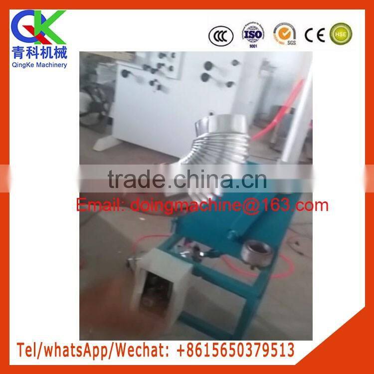 Kitchen ventilation pipe up reinforcement curved machine