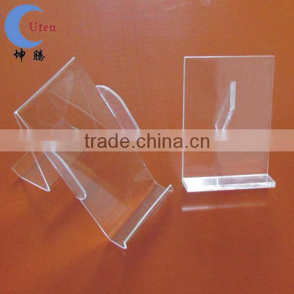 Cell phone case display rack for the showcase