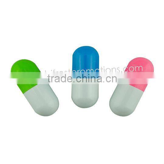 plastic retractable capsule shape ball pen