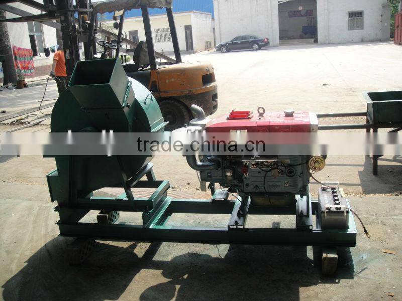 Top quality diesel wood shredder for sale