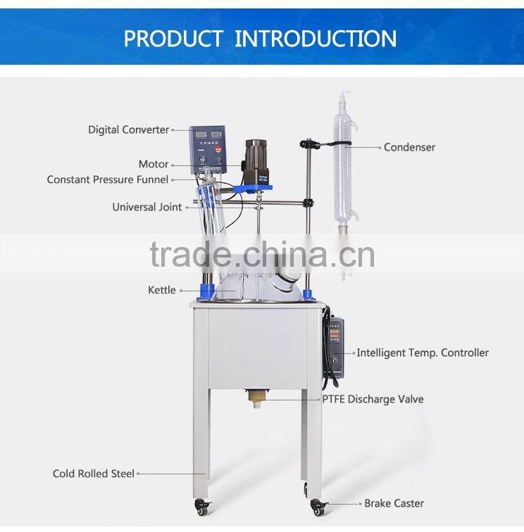 Single Layer Borosilicate Glass Reactor