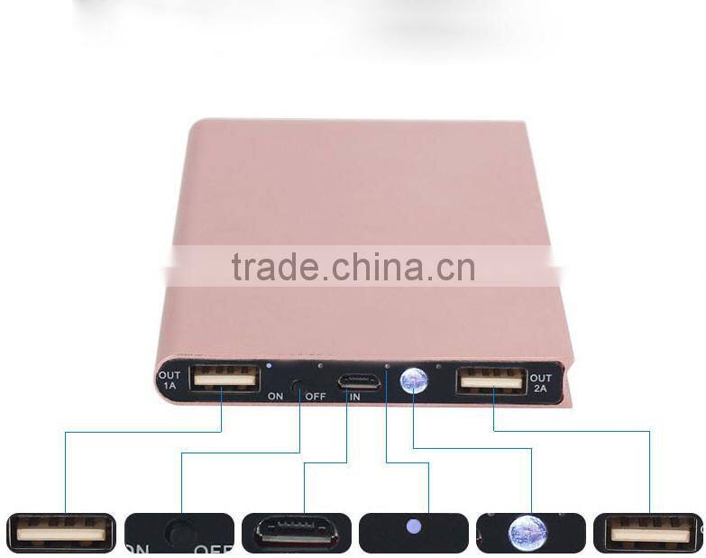 20000 mah extrathin solar power bank 2000mah