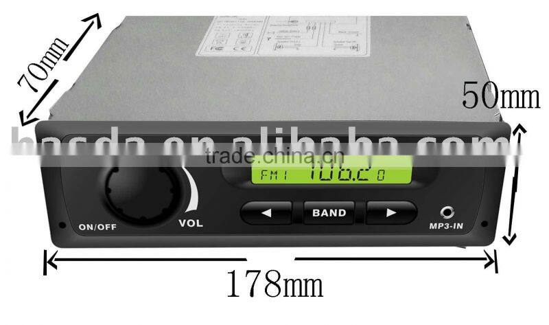 Single DIN Car Radio player