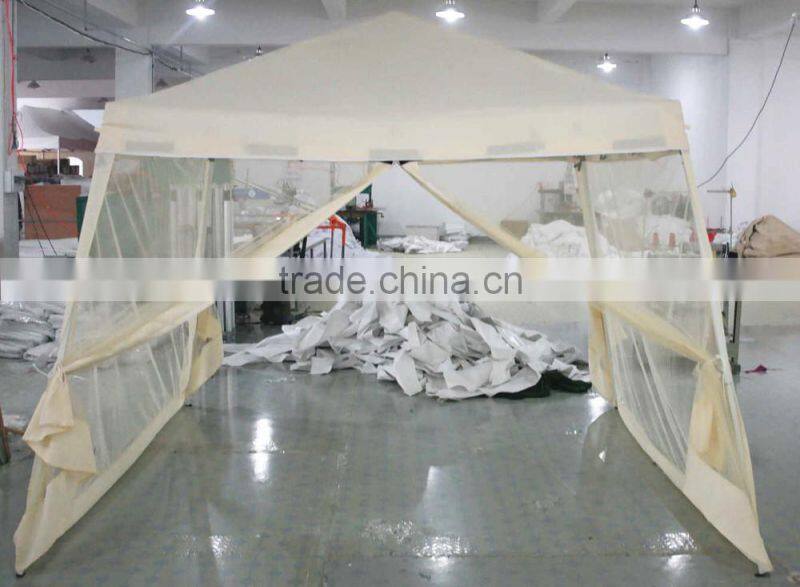 2.4x2.4/3x3m folding gazebo with mosquito netting cheap folding tent