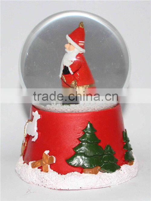 Resin lighted kids snow globes